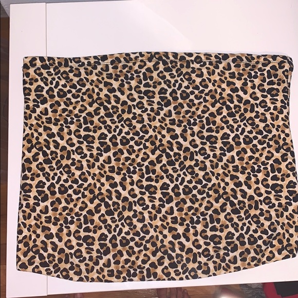 AMERICAN EAGLE CHEETAH TUBE TOP - Picture 1 of 3